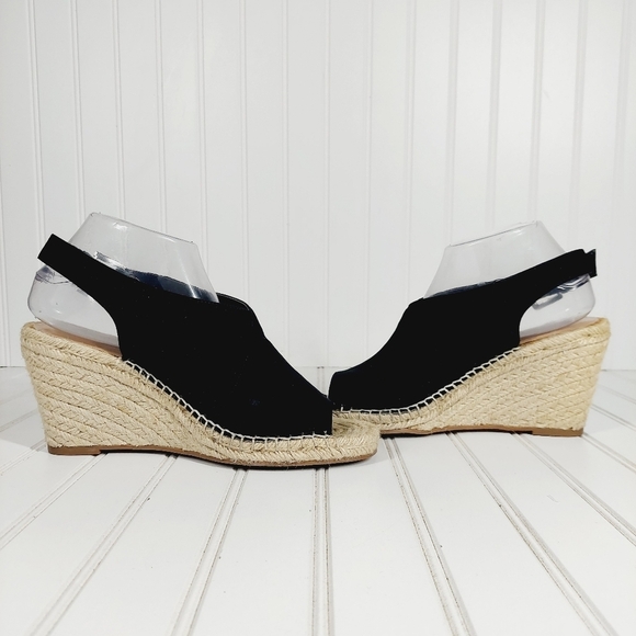 Crown Vintage  Shanie Faux Suede Espadrilles Wedges E923 - Picture 7 of 15